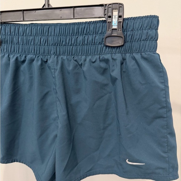 Nike Women's Teal Athletic DriFit Shorts - Picture 2 of 4